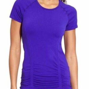 Athleta Fastest Track Tee- Blue - SMALL
